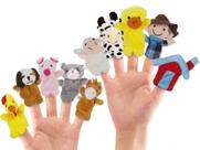 Finger Puppets RIY Old Macdonald Had A Farm 10 unidades para crianças