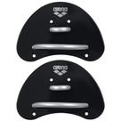 Finger Swimming Paddle Arena Elite Unissex Adulto Preto/Prata