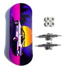 Fingerboard LC Boards 98x34mm Prata com Gráfico '86