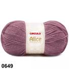 Fio Alice Círculo - Cor 649 - 100g - Azaleia