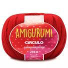 Fio Amigurumi c/ 254m Círculo - Cor 3402 Vermelho-Círculo