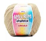Fio Amigurumi Chenille Cor 7062 Amendoim 100g - Círculo