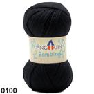 Fio Bambino Pingouin 100g Cor 100 Preto - 400 Metros