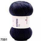 Fio Bambino Pingouin 100g Cor 7591 Marinho - 400 Metros Fio Bambino Pingouin 100g Cor 7591 Marinho - 400 Metros
