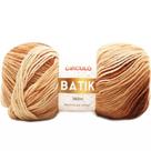 FIO BATIK CIRCULO 100G COR 9501 ARGILA MARROM - Fio de Tricô e Crochê