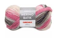 Fio Batik Merino Círculo 100g - Cor 9908 Trufa - 400 Metros