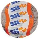 Fio Cabinho Flexível 4mm 100m Cinza Sil Fio Cabinho Flexível 4mm 100m Cinza Sil