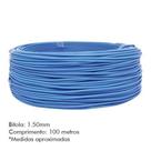 Fio cabo auto naticon 1.50 azul