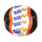 Fio Cabo Flexível 100 metros 750V 1,5mm Preto Sil