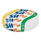 Fio Cabo Sólido 750v 10mm Branco Rolo 15 Metros Sil