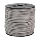 Fio Camurça Para Artesanato Tira 2.7mm Cinza Rolo 100 Metros