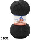 Fio carinho pingouin 40gr 0100 preto und