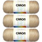 Fio Caron Simply Soft Pacote com 3 Unidades Peso Médio 510g Fio Caron Simply Soft Pacote com 3 Unidades Peso Médio 510g