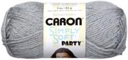 Fio Caron Simply Soft Party Prata Brilhante 85g (Pacote com 3)