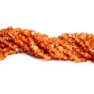 Fio Cascalho Agata Cornalina Furado 90 cm Para Fazer Pulseira Fio Cascalho Agata Cornalina Furado 90 cm Para Fazer Pulseira