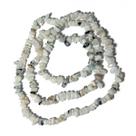 Fio Cascalho Pedra da Lua Verdadeira Furado 90cm Para Pulseira