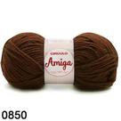 Fio circulo amiga -0850 marrom castanho 100 gr und
