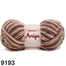 Fio circulo amiga -9193 mesc marrom pingado 100 gr und
