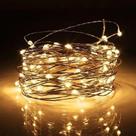Fio Cobre Cordão Luz De Fada 5m A Pilha