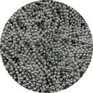 Fio Cordão Aljofre Pérola 6mm Prata 1 Metro Artesanato Biju