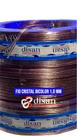 Fio Cordão Bicolor 1,0mm Som automotivo Cristal Disan 25mts