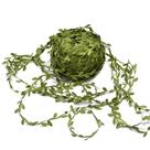 Fio Cordão Folhas Artificiais Seda Verde 10 Metros Decoração