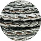 Fio Cordão material ecológico Trançado Prata 6mm 5 Metros Arte Fio Cordão material ecológico Trançado Prata 6mm 5 Metros Arte