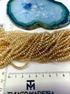 Fio Cristal 4mm Vidro Facetado - 40cm com 150 Cristais