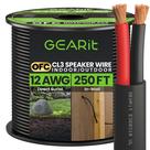 Fio de alto-falante GearIt 12/2 12AWG Gauge 250 pés ao ar livre CL3 CL2