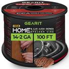 Fio de alto-falante GearIt Pro Series 14AWG Gauge (30,48 m) preto
