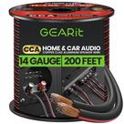 Fio de alto-falante GearIt Pro Series 14AWG Gauge 60,9 m/200 pés Fio de alto-falante GearIt Pro Series 14AWG Gauge 60,9 m/200 pés
