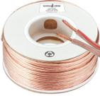 Fio de alto-falante Kinter KWIRE16 calibre 16 30,48 m 2 condutores CCA Fio de alto-falante Kinter KWIRE16 calibre 16 30,48 m 2 condutores CCA