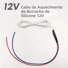 Fio De Aquecimento De Baixa Tensão Em Borracha De Silicone 12V Para Assentos De Carro, Cobertores