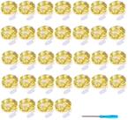 Fio de cobre impermeável Fairy Lights VOOKRY 30 LED 3m 32 unidades