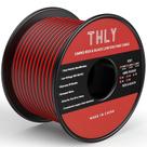 Fio de conexão elétrica THLY 18 Gauge 36m vermelho e preto 12V Fio de conexão elétrica THLY 18 Gauge 36m vermelho e preto 12V