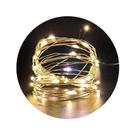 Fio de Fada em Led Decoração Cordão Luz 02 Mts Branco Quente