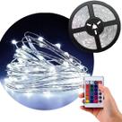 Fio de Fada LEDs Branco 100 Lâmpadas Musical Natal 10M USB Fio de Fada LEDs Branco 100 Lâmpadas Musical Natal 10M USB