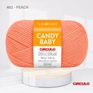 Fio de Lã Candy Baby 100g 300m 100% Acrílico para Crochê e Tricô Macio e Alto Rendimento Cor:402 - PEACH Fio de Lã Candy Baby 100g 300m 100% Acrílico para Crochê e Tricô Macio e Alto Rendimento Cor:402 - PEACH