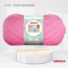 Fio de Lã Mais Bebê 100g 500m 100% Acrílico para Crochê e Tricô Infantil Cor:3125 - ROSA QUARTZO Fio de Lã Mais Bebê 100g 500m 100% Acrílico para Crochê e Tricô Infantil Cor:3125 - ROSA QUARTZO