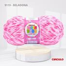 Fio de Lã Mais Bebê Cores Infantil 100g 500m 100% Acrílico para Crochê Tricô Bebê e Artesanato Cor:9119 - BELADONA