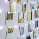 Fio De Luzes LED USB Com Bateria Para Decoração De Quarto, Festa De Natal, Casamento E Clipe Para
