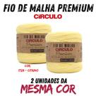 Fio de malha circulo premium kit c 2 un