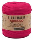 Fio de malha premium 25mm círculo 140 metros cor 3748 rosa vermelha Fio de malha premium 25mm círculo 140 metros cor 3748 rosa vermelha