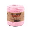 Fio de Malha Premium Círculo 25mm 270g Rosa Candy