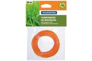 Fio de Nylon para Aparador de Grama 1,8mm com 20m Laranja