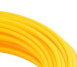Fio De Nylon Redondo 1,8mm 200 Mts,cor Laranja,verde,ou Amar