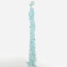 Fio de Pedras 11mm 28un Flor Transparente 30cm Artesanato