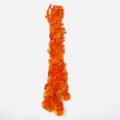 Fio de Pedras Chata 19mm 20un Redondo Laranja Arte 35cm
