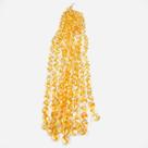 Fio de Pedras Chatas 14mm 25un Cristal Listra Laranja 35cm Fio de Pedras Chatas 14mm 25un Cristal Listra Laranja 35cm