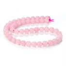 Fio de Quartzo Rosa 8mm Aprox 47 Contas Pedra Natural Artesanato